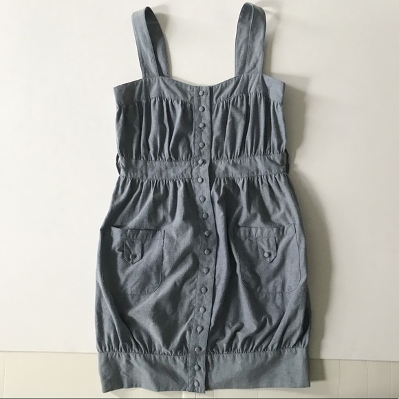 Oxford Circus Chambray Bubble Dress - Picture 2 of 7
